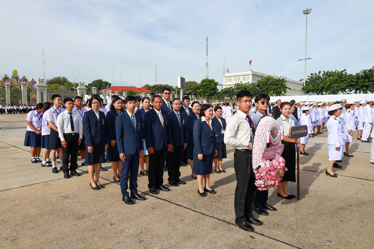 สจด. ร่วมวางพวงมาลาเนื่องในวันปิยมหาราช — 23 ตุลาคม 2025 — สถาบันเทคโนโลยีจิตรลดา CDTI