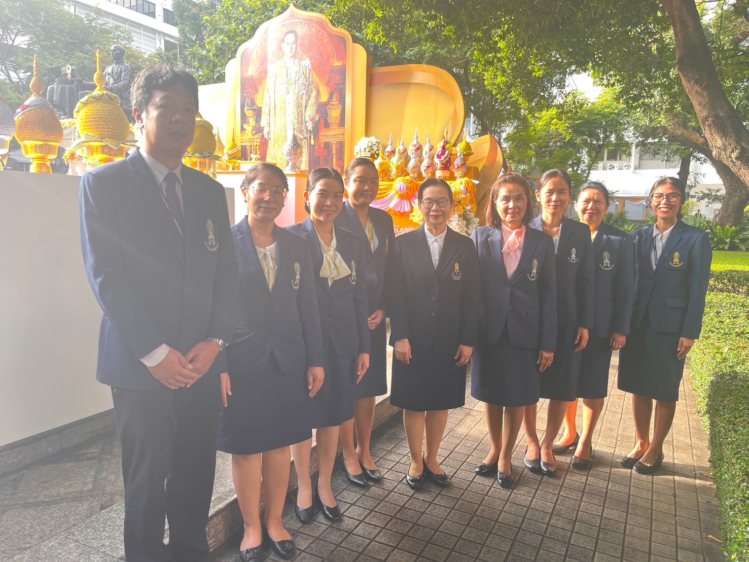 สจด. ร่วมวางพานพุ่ม น้อมรำลึกวันเทคโนโลยีของไทย — 20 ตุลาคม 2025 — สถาบันเทคโนโลยีจิตรลดา CDTI