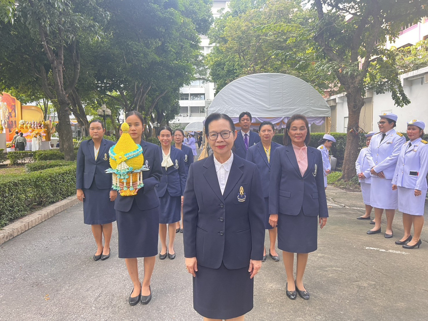 สจด. ร่วมวางพานพุ่ม น้อมรำลึกวันเทคโนโลยีของไทย — 20 ตุลาคม 2025 — สถาบันเทคโนโลยีจิตรลดา CDTI