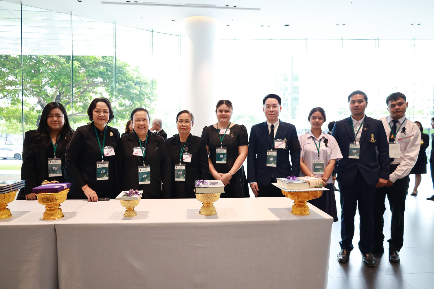 สจด. เฝ้าฯ รับเสด็จ สมเด็จพระกนิษฐาธิราชเจ้า กรมสมเด็จพระเทพรัตนราชสุดา ฯ สยามบรมราชกุมารี ทรงเปิดการประชุมวิชาการนานาชาติความหลากหลายทางชีวภาพ เฉลิมพระเกียรติ 70 พรรษา — 12 พฤศจิกายน 2025 — สถาบันเทคโนโลยีจิตรลดา CDTI