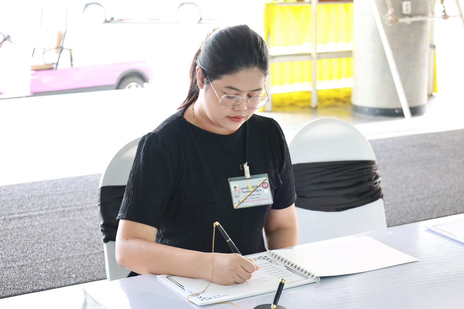 สจด. จัดพิธีลงนามถวายความอาลัย สมเด็จพระนางเจ้าสิริกิติ์ พระบรมราชินีนาถ พระบรมราชชนนีพันปีหลวง — 13 พฤศจิกายน 2025 — สถาบันเทคโนโลยีจิตรลดา CDTI