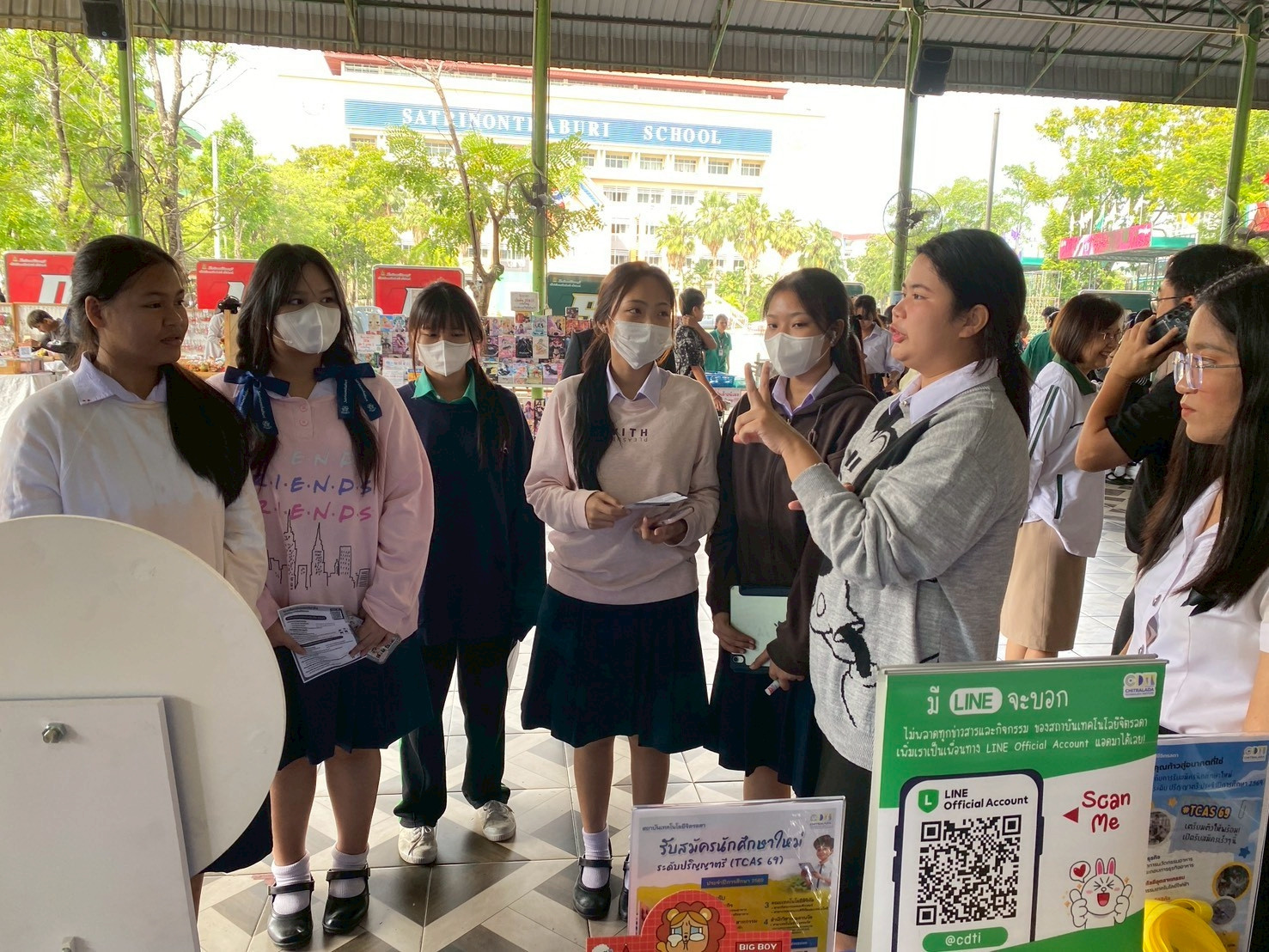 สจด. ร่วมงานแนะนำหลักสูตรศึกษาต่อของโรงเรียนสตรีนนทบุรี — 25 พฤศจิกายน 2025 — สถาบันเทคโนโลยีจิตรลดา CDTI