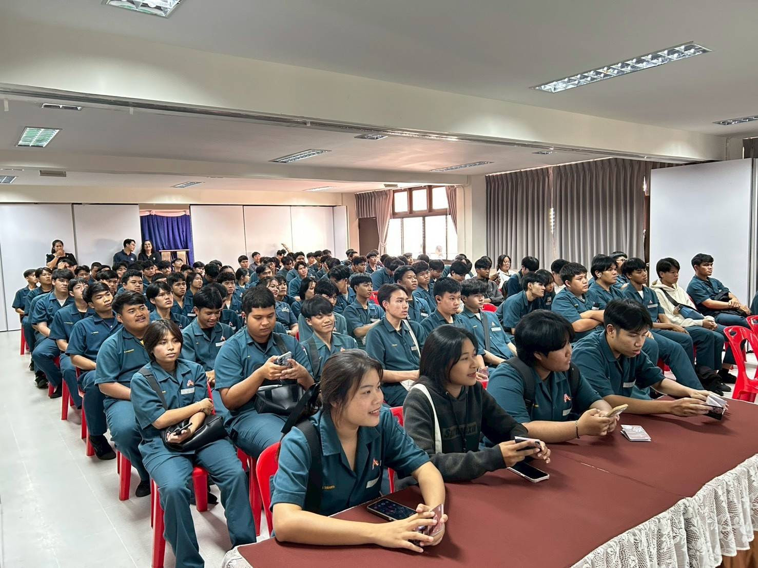 โครงการพี่ชวนน้องเรียน CDTI ปีที่ 7 ณ วิทยาลัยเทคนิคสัตหีบ โครงการพี่ชวนน้องเรียน CDTI ปีที่ 7 ณ วิทยาลัยเทคนิคสัตหีบ — 24 ธันวาคม 2025 — สถาบันเทคโนโลยีจิตรลดา CDTI