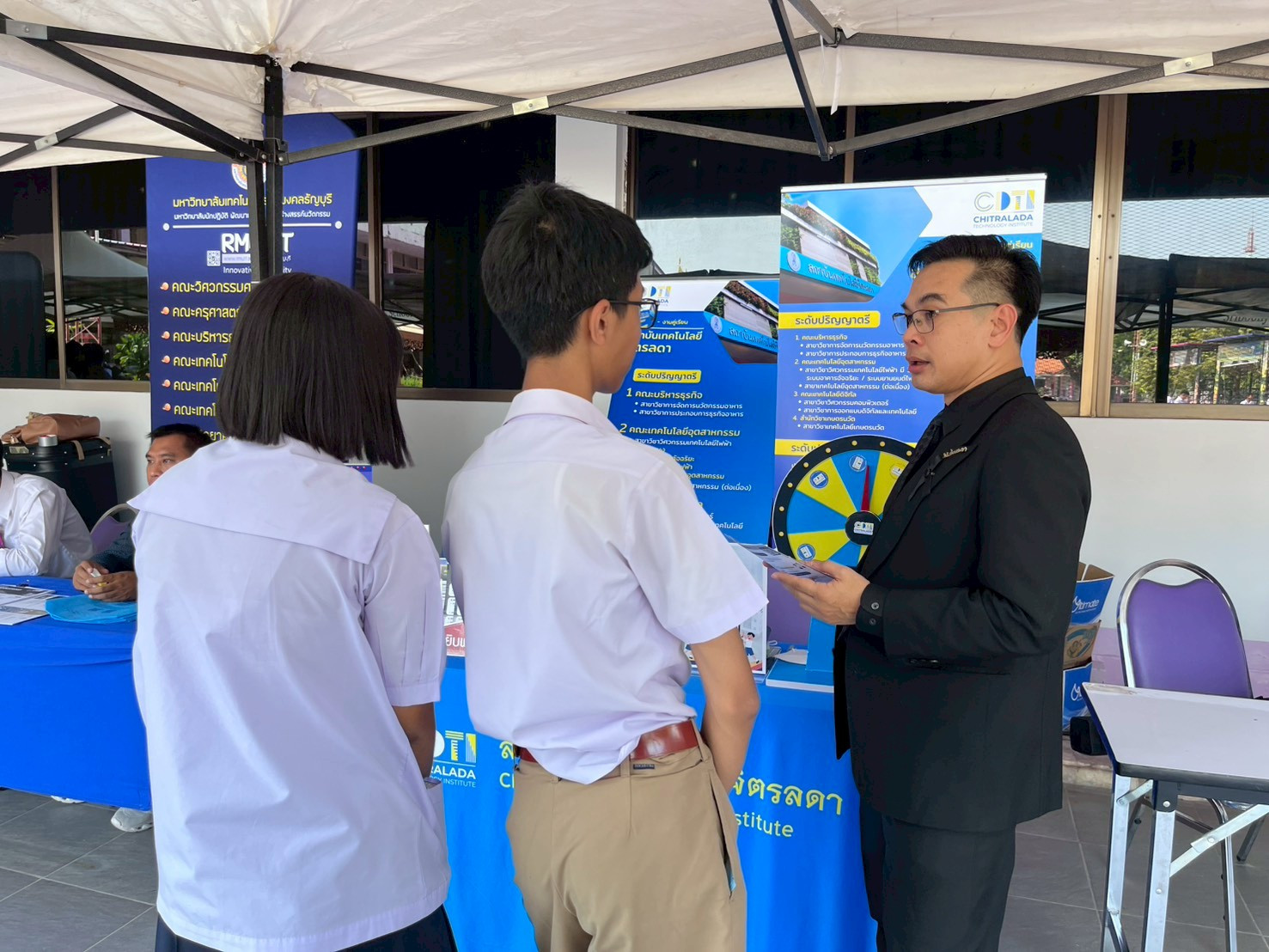 สจด. ร่วมงานแนะนำหลักสูตรศึกษาต่อของโรงเรียนศรีบุณยานนท์ สจด. ร่วมงานแนะนำหลักสูตรศึกษาต่อของโรงเรียนศรีบุณยานนท์ — 3 ธันวาคม 2025 — สถาบันเทคโนโลยีจิตรลดา CDTI