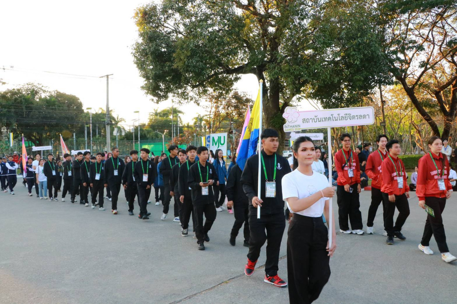 นำทีมนักกีฬาเข้าร่วมพิธีเปิดการแข่งขันกีฬามหาวิทยาลัยแห่งประเทศไทย ครั้งที่ 51 “อินทนิลเกมส์” นำทีมนักกีฬาเข้าร่วมพิธีเปิดการแข่งขันกีฬามหาวิทยาลัยแห่งประเทศไทย ครั้งที่ 51 “อินทนิลเกมส์” — 11 มกราคม 2026 — สถาบันเทคโนโลยีจิตรลดา CDTI