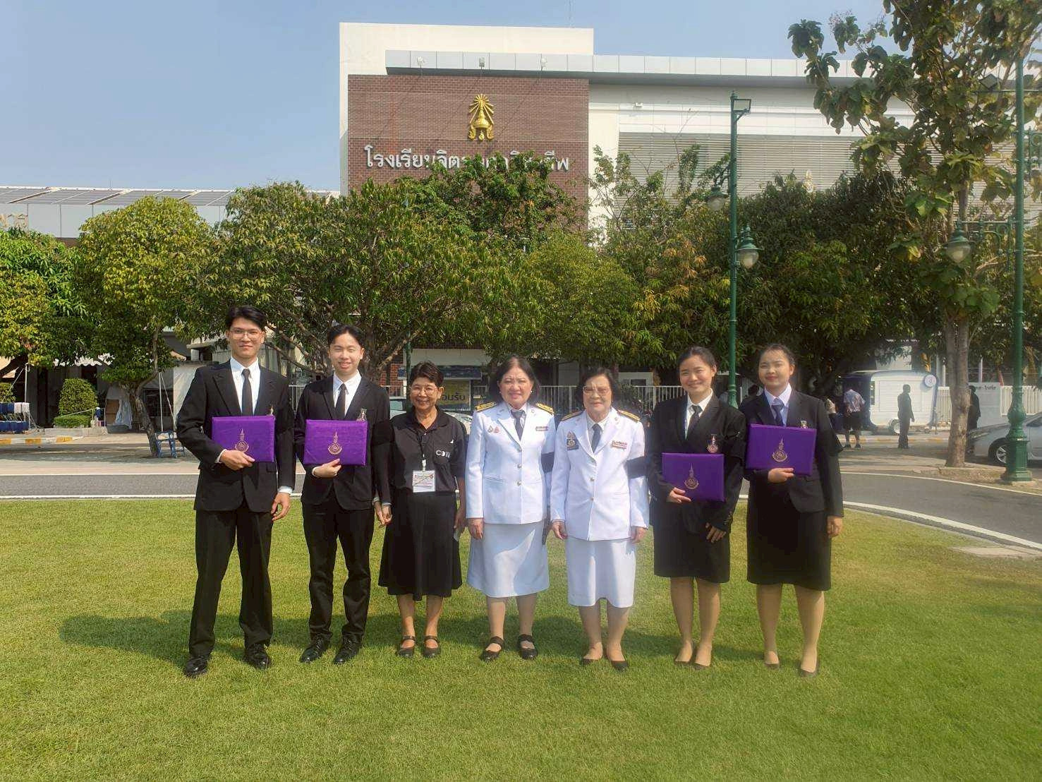 สจด. ร่วมเฝ้าฯ รับเสด็จสมเด็จพระกนิษฐาธิราชเจ้า กรมสมเด็จพระเทพรัตนราชสุดาฯ สยามบรมราชกุมารี พระราชทานพระราชวโรกาสให้ นักศึกษาเข้ารับพระราชทานรางวัล “ความเป็นเลิศด้านอาชีวศึกษา” ครั้งที่ 7 ประจำปีการศึกษา 2566 &mdash; 5 มีนาคม 2026 &mdash; สถาบันเทคโนโลยีจิตรลดา CDTI