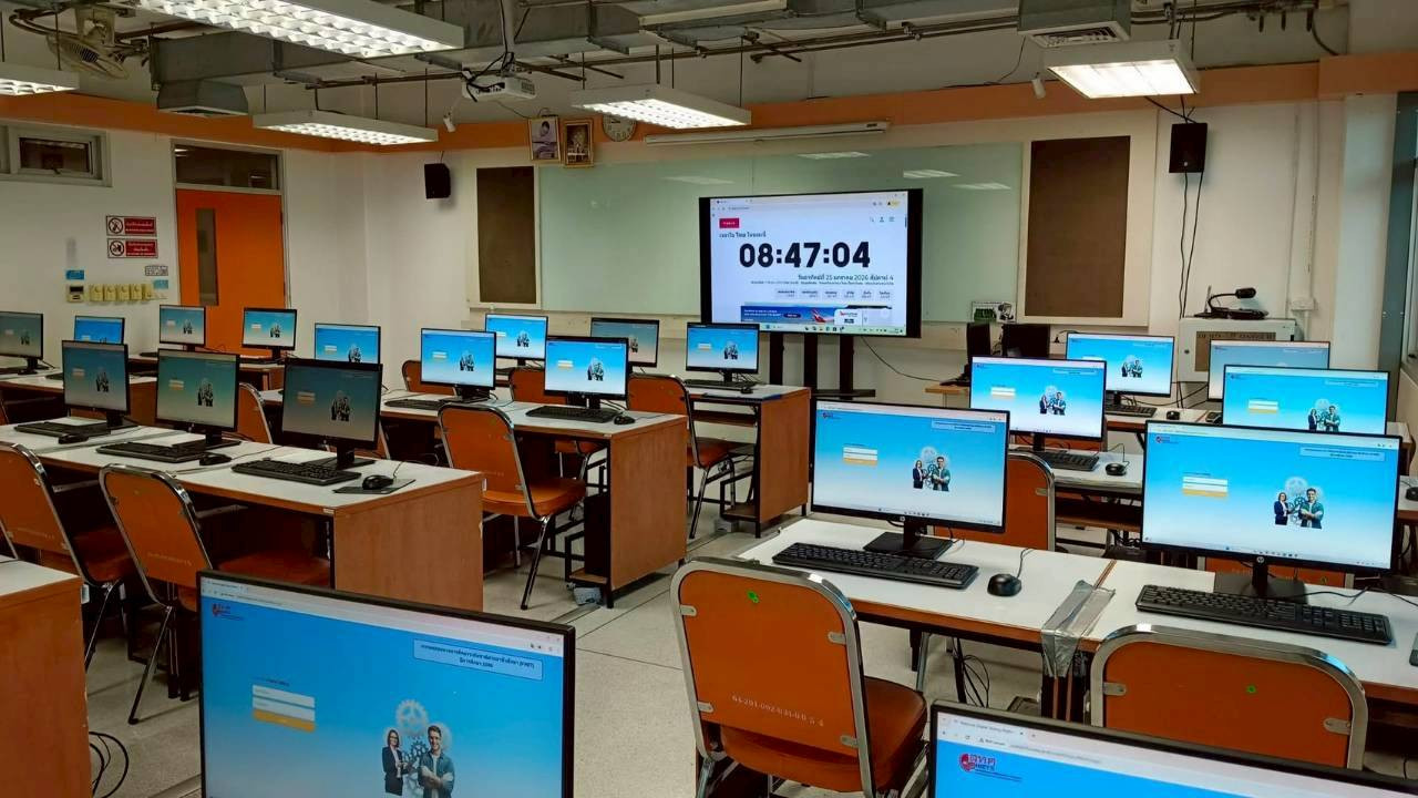 สจด. จัดการทดสอบทางการศึกษาระดับชาติด้านอาชีวศึกษา V-NET ด้วยระบบดิจิทัล ปีการศึกษา 2568 สจด. จัดการทดสอบทางการศึกษาระดับชาติด้านอาชีวศึกษา V-NET ด้วยระบบดิจิทัล ปีการศึกษา 2568 — 27 มกราคม 2026 — สถาบันเทคโนโลยีจิตรลดา CDTI