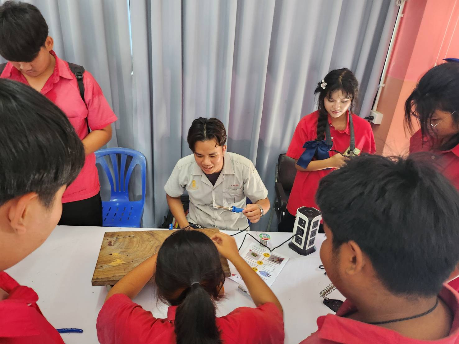 คณะเทคโนโลยีอุตสาหกรรมจัดโครงการพี่ชวนน้องเรียน CDTI ปีที่ 7 โรงเรียนสามโก้วิทยาคม คณะเทคโนโลยีอุตสาหกรรมจัดโครงการพี่ชวนน้องเรียน CDTI ปีที่ 7 โรงเรียนสามโก้วิทยาคม — 2 กุมภาพันธ์ 2026 — สถาบันเทคโนโลยีจิตรลดา CDTI