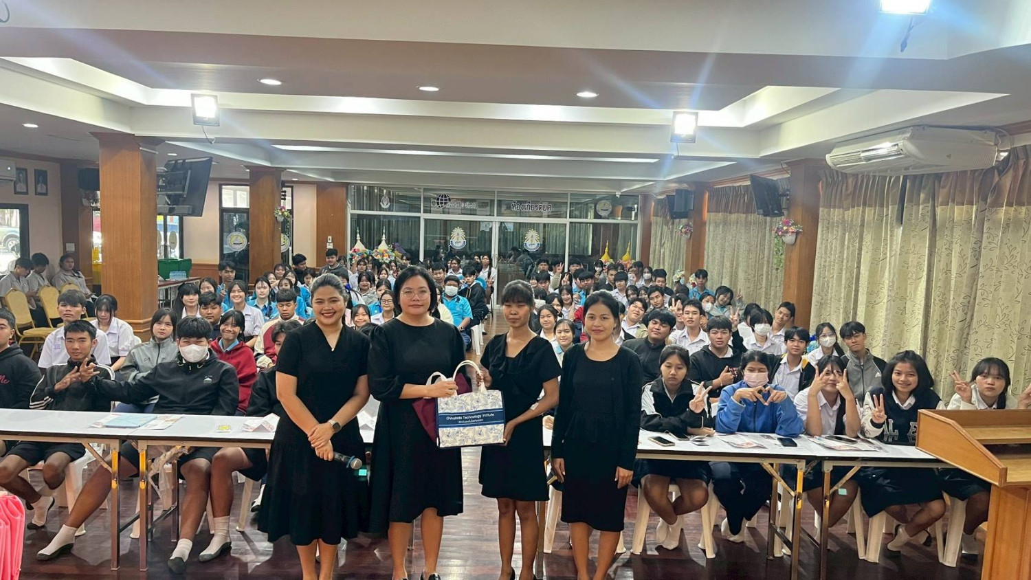 คณะเทคโนโลยีอุตสาหกรรมจัดโครงการพี่ชวนน้องเรียน CDTI ปีที่ 7 คณะเทคโนโลยีอุตสาหกรรมจัดโครงการพี่ชวนน้องเรียน CDTI ปีที่ 7 — 6 กุมภาพันธ์ 2026 — สถาบันเทคโนโลยีจิตรลดา CDTI