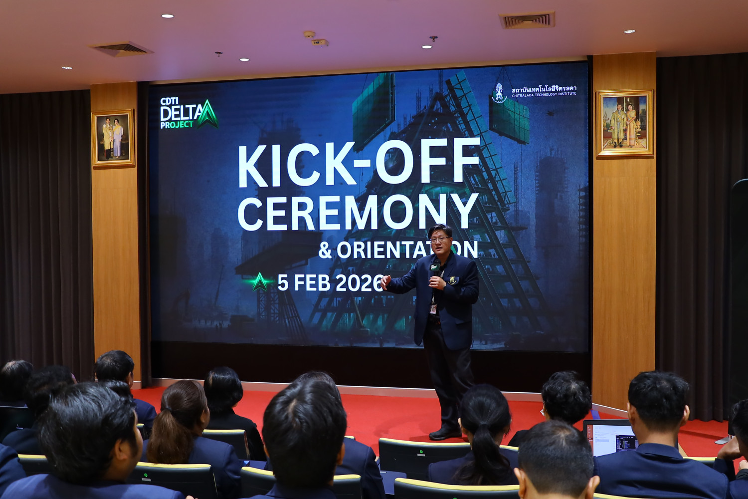 สจด. จัด CDTI Delta Project Kick-Off Ceremony & Orientationร่วมสร้าง ผลักดัน ส่งเสริม ระบบนิเวศด้านวัตกรรม และการประกอบการ สจด. จัด CDTI Delta Project Kick-Off Ceremony & Orientationร่วมสร้าง ผลักดัน ส่งเสริม ระบบนิเวศด้านวัตกรรม และการประกอบการ — 9 กุมภาพันธ์ 2026 — สถาบันเทคโนโลยีจิตรลดา CDTI