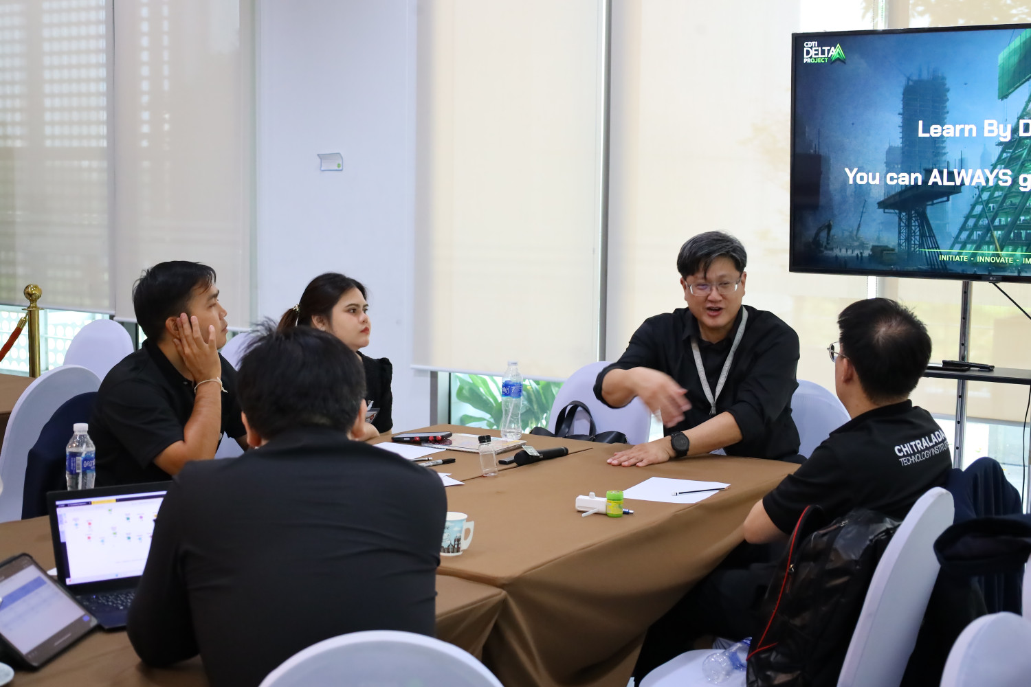 สจด. จัด CDTI Delta Project Kick-Off Ceremony & Orientationร่วมสร้าง ผลักดัน ส่งเสริม ระบบนิเวศด้านวัตกรรม และการประกอบการ สจด. จัด CDTI Delta Project Kick-Off Ceremony & Orientationร่วมสร้าง ผลักดัน ส่งเสริม ระบบนิเวศด้านวัตกรรม และการประกอบการ — 9 กุมภาพันธ์ 2026 — สถาบันเทคโนโลยีจิตรลดา CDTI