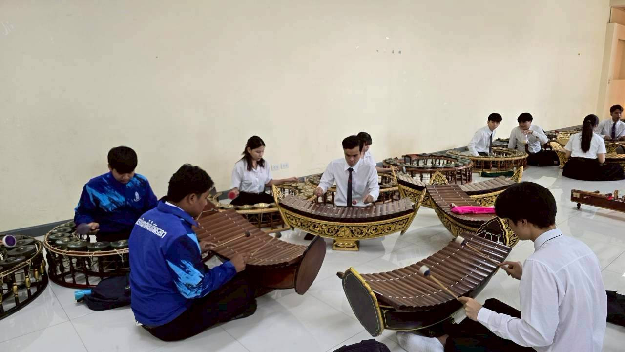 สจด. ร่วมฝึกซ้อมงานดนตรีไทยอุดมศึกษา ครั้งที่ 48 สจด. ร่วมฝึกซ้อมงานดนตรีไทยอุดมศึกษา ครั้งที่ 48 — 21 กุมภาพันธ์ 2026 — สถาบันเทคโนโลยีจิตรลดา CDTI