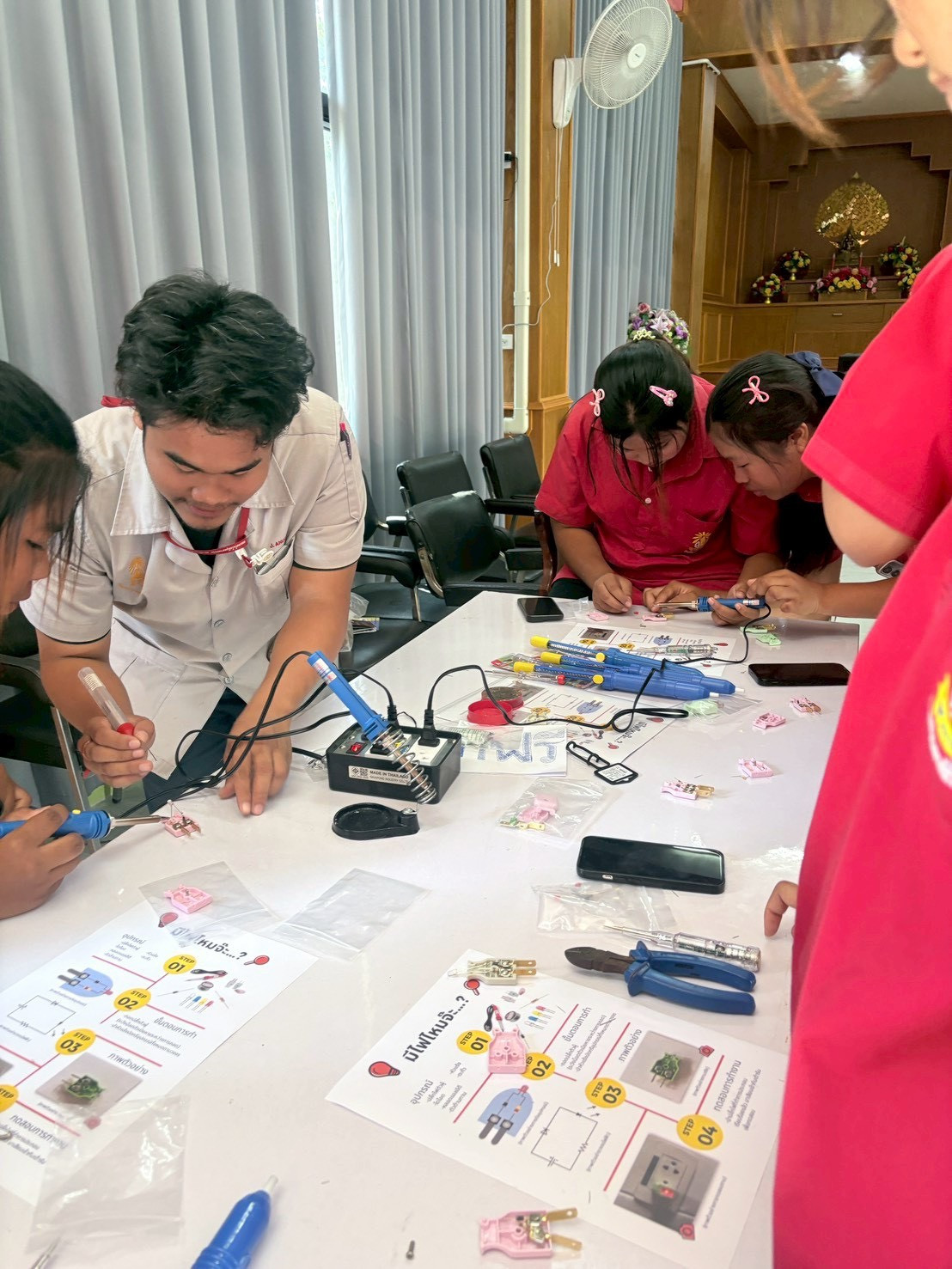 คณะเทคโนโลยีอุตสาหกรรมจัดโครงการพี่ชวนน้องเรียน CDTI ปีที่ 7 โรงเรียนสามโก้วิทยาคม คณะเทคโนโลยีอุตสาหกรรมจัดโครงการพี่ชวนน้องเรียน CDTI ปีที่ 7 โรงเรียนสามโก้วิทยาคม — 2 กุมภาพันธ์ 2026 — สถาบันเทคโนโลยีจิตรลดา CDTI