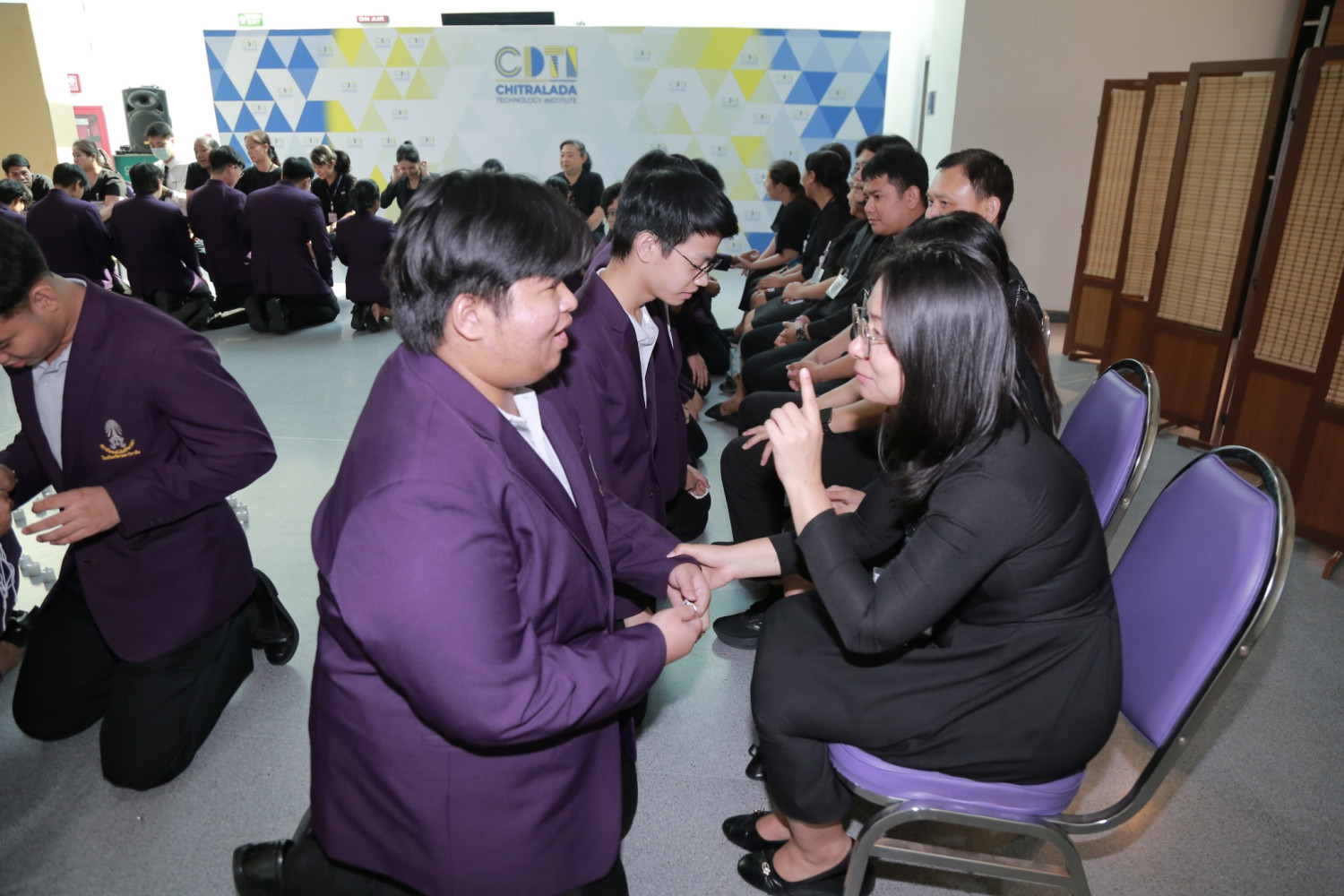 สจด. จัดโครงการปัจฉิมนิเทศ “ปลูกฝังในความดี อุ่นรักสามัคคี สมเป็นศิษย์จิตรลดา” ประจำปีการศึกษา 2568 สะท้อนอัตลักษณ์ความเป็นจิตรลดา &mdash; 19 มีนาคม 2026 &mdash; สถาบันเทคโนโลยีจิตรลดา CDTI