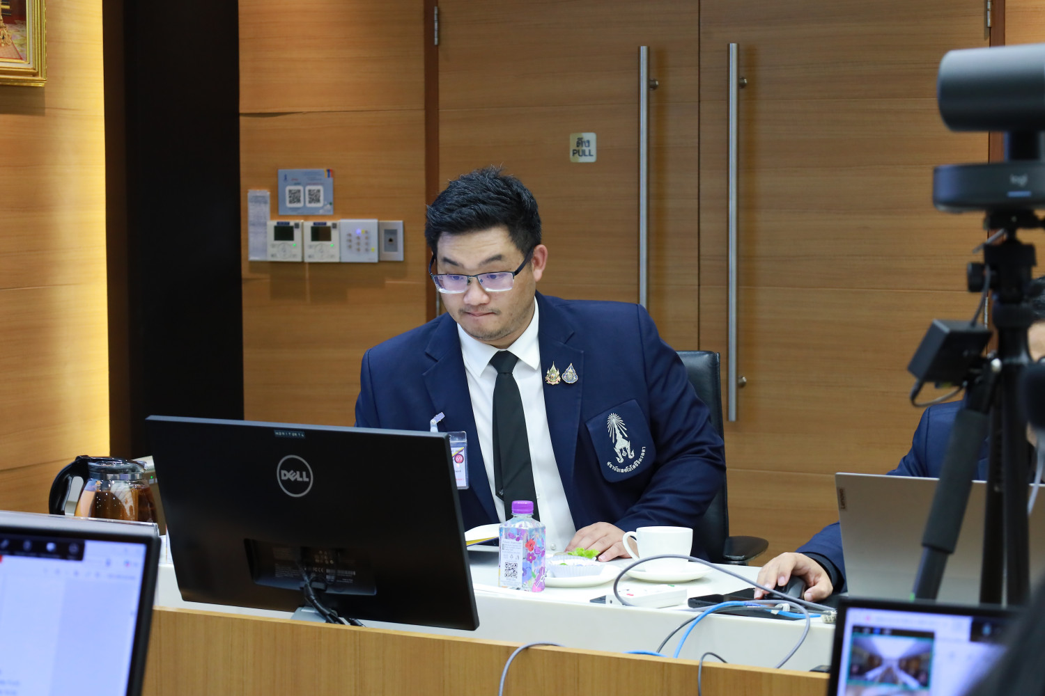 ประชุมคณะกรรมการติดตาม ตรวจสอบ และประเมินผลการปฏิบัติงานของสถาบันเทคโนโลยีจิตรลดา &mdash; 24 เมษายน 2026 &mdash; สถาบันเทคโนโลยีจิตรลดา CDTI