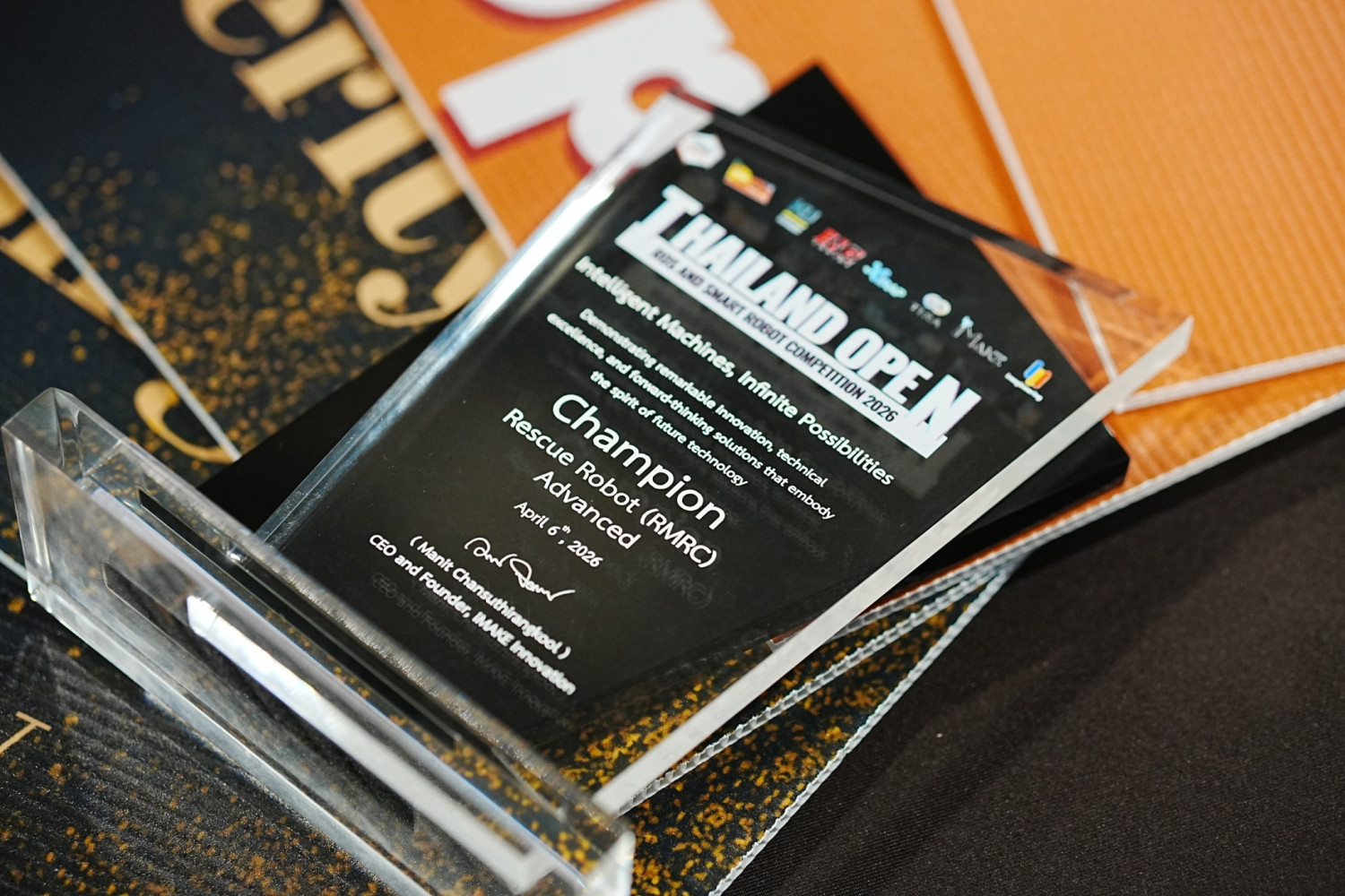 สจด. คว้าชัย Thailand Open ROS and Smart Robot Competition 2026 &mdash; 7 เมษายน 2026 &mdash; สถาบันเทคโนโลยีจิตรลดา CDTI