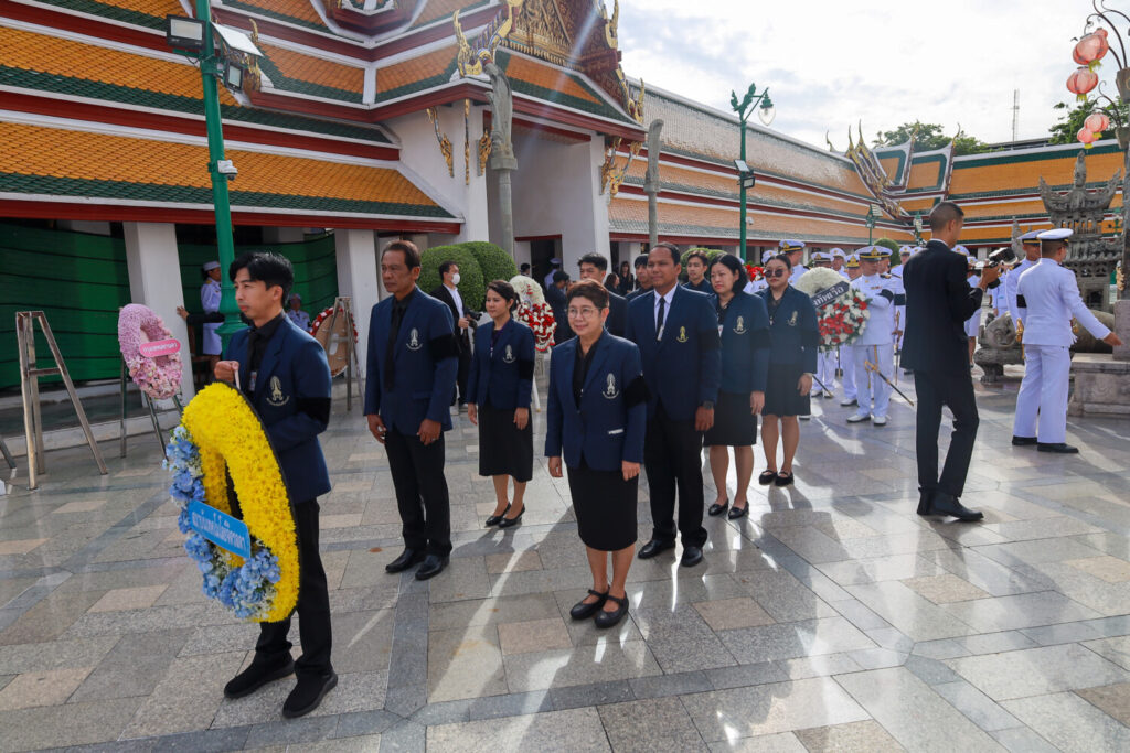 สจด. ร่วมวางพวงมาลาถวายราชสักการะ พระบรมราชานุสาวรีย์ พระบาทสมเด็จพระปรเมนทรมหาอานันทมหิดล พระอัฐมรามาธิบดินทร สจด. ร่วมวางพวงมาลาถวายราชสักการะ พระบรมราชานุสาวรีย์ พระบาทสมเด็จพระปรเมนทรมหาอานันทมหิดล พระอัฐมรามาธิบดินทร — 9 มิถุนายน 2026 — สถาบันเทคโนโลยีจิตรลดา CDTI