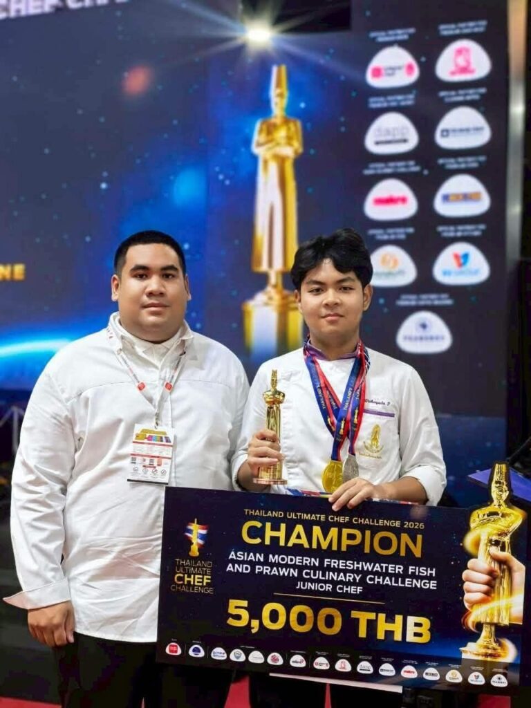 สจด. สร้างชื่อเสียงระดับสากล คว้ารางวัลจากเวที Thailand Ultimate Chef Challenge 2026 สจด. สร้างชื่อเสียงระดับสากล คว้ารางวัลจากเวที Thailand Ultimate Chef Challenge 2026 — 2 มิถุนายน 2026 — สถาบันเทคโนโลยีจิตรลดา CDTI
