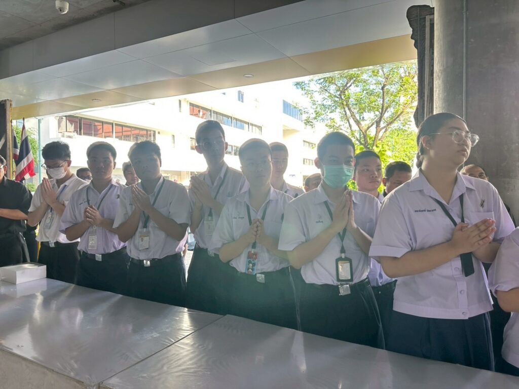 สจด. จัดพิธีทำบุญตักบาตรถวายเป็นพระราชกุศลแด่ สมเด็จพระเจ้าลูกเธอ เจ้าฟ้าพัชรกิติยาภา นเรนทิราเทพยวดีกรมหลวงราชสาริณีสิริพัชร มหาวัชรราชธิดา เนื่องในวันสัตตมวาร สจด. จัดพิธีทำบุญตักบาตรถวายเป็นพระราชกุศลแด่ สมเด็จพระเจ้าลูกเธอ เจ้าฟ้าพัชรกิติยาภา นเรนทิราเทพยวดีกรมหลวงราชสาริณีสิริพัชร มหาวัชรราชธิดา เนื่องในวันสัตตมวาร — 17 มิถุนายน 2026 — สถาบันเทคโนโลยีจิตรลดา CDTI