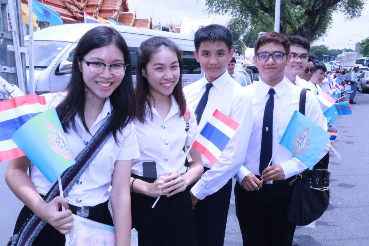 คณะผู้บริหาร คณาจารย์ บุคลากร นักศึกษาและนักเรียน วิทยาลัยเทคโนโลยีจิตรลดาและโรงเรียนจิตรลดา เฝ้าทูลละอองธุลีพระบาทรับเสด็จ สมเด็จพระนางเจ้า ฯ พระบรมราชินีนาถ &mdash; 8 สิงหาคม 2026 &mdash; สถาบันเทคโนโลยีจิตรลดา CDTI