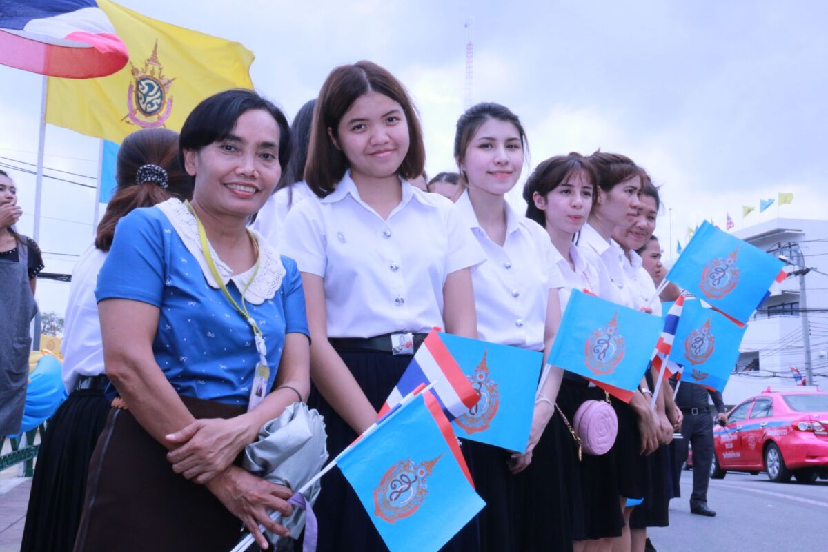 คณะผู้บริหาร คณาจารย์ บุคลากร นักศึกษาและนักเรียน วิทยาลัยเทคโนโลยีจิตรลดาและโรงเรียนจิตรลดา เฝ้าทูลละอองธุลีพระบาทรับเสด็จ สมเด็จพระนางเจ้า ฯ พระบรมราชินีนาถ &mdash; 8 สิงหาคม 2026 &mdash; สถาบันเทคโนโลยีจิตรลดา CDTI