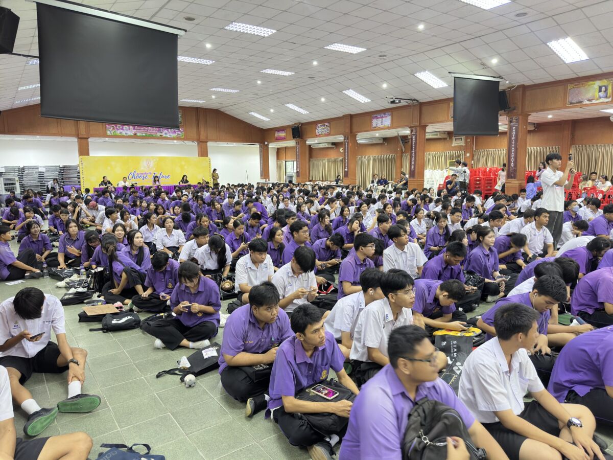 สจด. ร่วมแนะนำหลักสูตรของสถาบัน ในการศึกษาต่อของ โรงเรียนพรตพิทยพยัต (กรุงเทพมหานคร) สจด. ร่วมแนะนำหลักสูตรของสถาบัน ในการศึกษาต่อของ โรงเรียนพรตพิทยพยัต (กรุงเทพมหานคร) — 22 กรกฎาคม 2026 — สถาบันเทคโนโลยีจิตรลดา CDTI