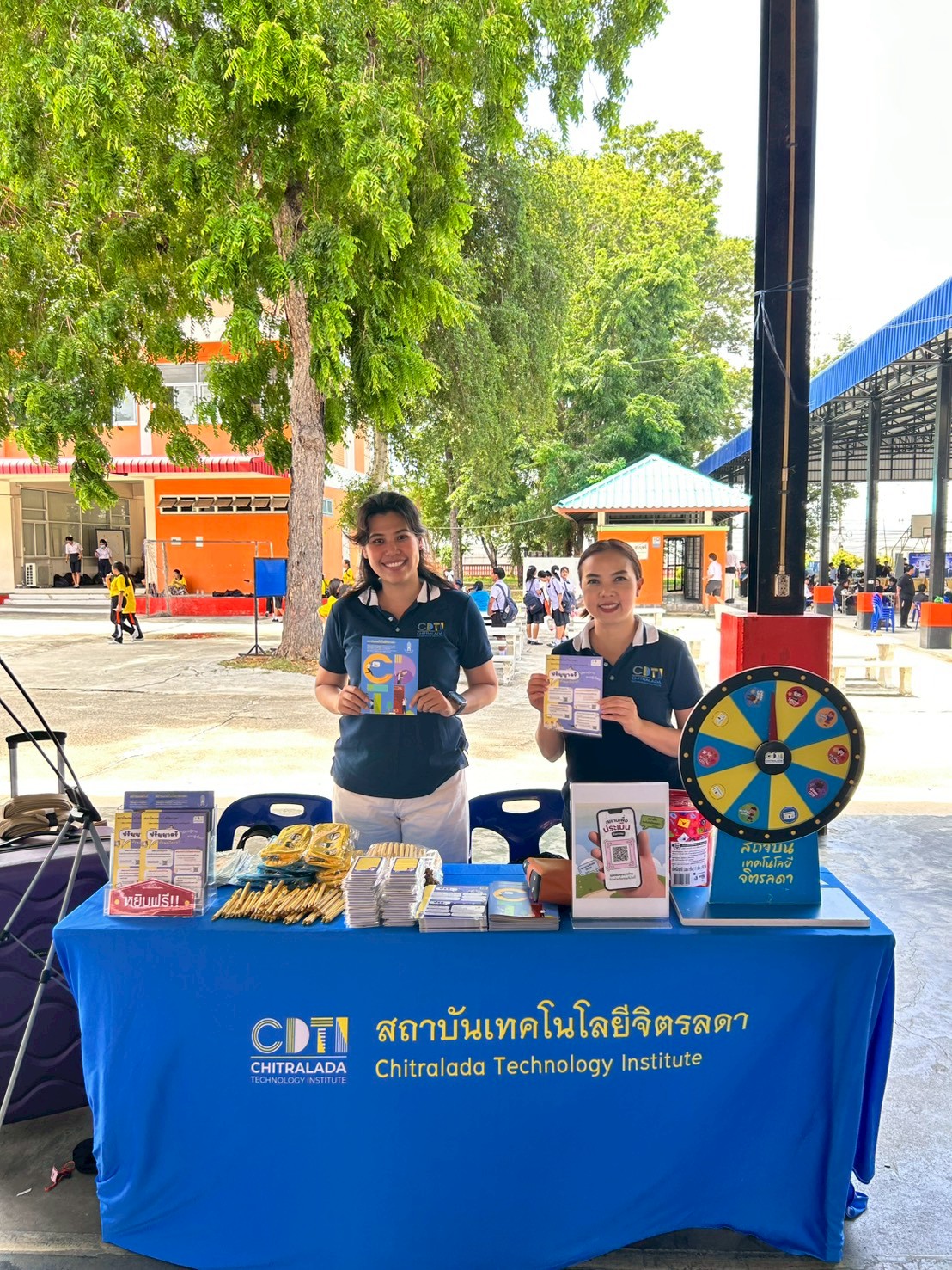 สจด. ออกบูธแนะนำสถาบัน เปิดโอกาสทางการศึกษา สจด. ออกบูธแนะนำสถาบัน เปิดโอกาสทางการศึกษา — 8 กรกฎาคม 2026 — สถาบันเทคโนโลยีจิตรลดา CDTI
