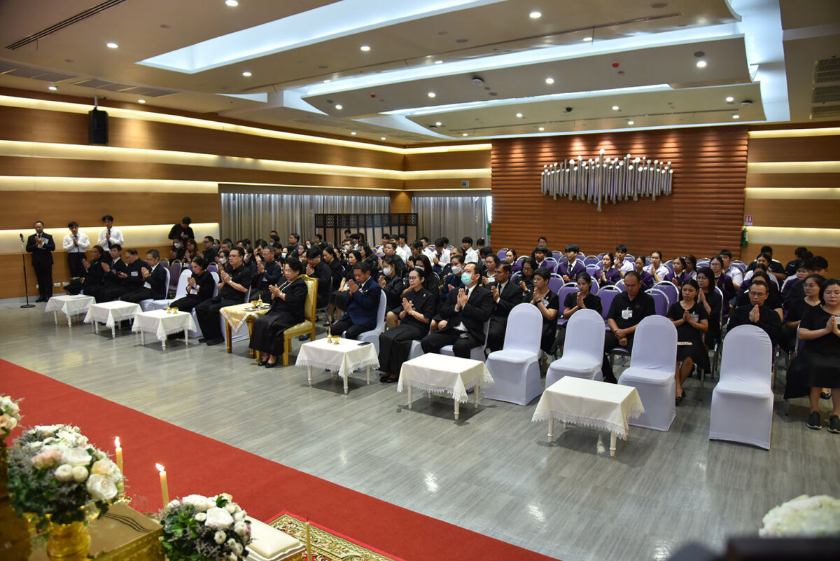 พิธีบำเพ็ญกุศล เพื่ออุทิศถวายเป็นพระราชกุศลแด่ สมเด็จพระเจ้าลูกเธอเจ้าฟ้าพัชรกิติยาภา นเรนทิราเทพยวดี กรมหลวงราชสาริณีสิริพัชร มหาวัชรราชธิดา เนื่องในโอกาสพระราชพิธีบำเพ็ญพระราชกุศลสตมวาร 100 วัน พิธีบำเพ็ญกุศล เพื่ออุทิศถวายเป็นพระราชกุศลแด่ สมเด็จพระเจ้าลูกเธอเจ้าฟ้าพัชรกิติยาภา นเรนทิราเทพยวดี กรมหลวงราชสาริณีสิริพัชร มหาวัชรราชธิดา เนื่องในโอกาสพระราชพิธีบำเพ็ญพระราชกุศลสตมวาร 100 วัน — 18 กันยายน 2026 — สถาบันเทคโนโลยีจิตรลดา CDTI