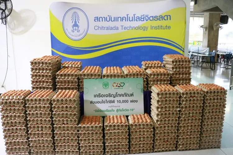 รับมอบของสำหรับบุคลากรทางการแพทย์ — 22 พฤษภาคม 2025 — สถาบันเทคโนโลยีจิตรลดา CDTI