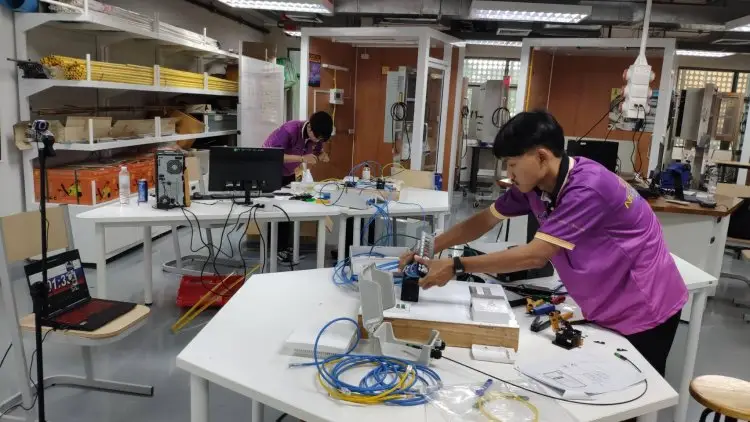 การแข่งขัน “Cabling & Networking Contest #10 — 8 พฤษภาคม 2025 — สถาบันเทคโนโลยีจิตรลดา CDTI