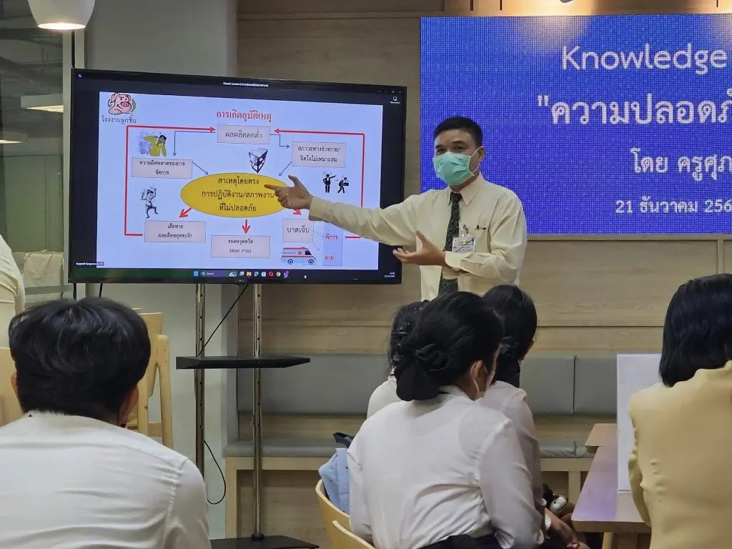 กิจกรรมแลกเปลี่ยนเรียนรู้ (KM) ในหัวข้อ "ความปลอดภัยในการทำงาน" — 22 พฤษภาคม 2025 — สถาบันเทคโนโลยีจิตรลดา CDTI