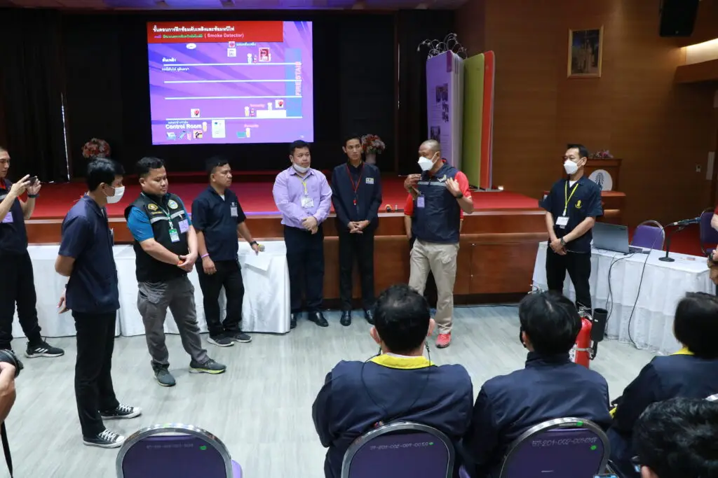 อบรมการดับเพลิงและฝึกซ้อมอพยพหนีไฟ ครั้งที่ 1 — 30 มิถุนายน 2025 — สถาบันเทคโนโลยีจิตรลดา CDTI