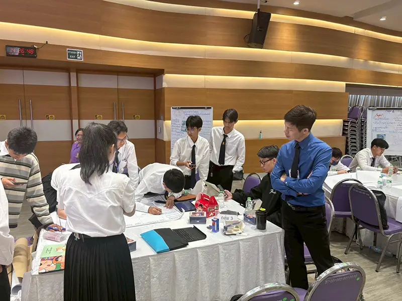 สจด. จัดการเรียนการสอนแบบบูรณาการผ่านกิจกรรม ในรายวิชาการคิดเชิงออกแบบเพื่อพัฒนาความเป็นผู้ประกอบการ (Design Thinking for Entrepreneurship) — 16 มิถุนายน 2025 — สถาบันเทคโนโลยีจิตรลดา CDTI