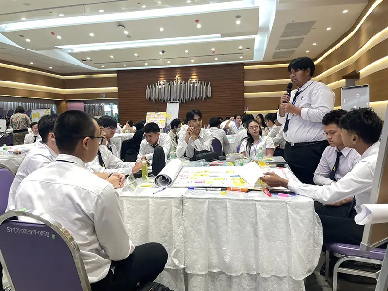 สจด. จัดการเรียนการสอนแบบบูรณาการผ่านกิจกรรม ในรายวิชาการคิดเชิงออกแบบเพื่อพัฒนาความเป็นผู้ประกอบการ (Design Thinking for Entrepreneurship) — 16 มิถุนายน 2025 — สถาบันเทคโนโลยีจิตรลดา CDTI